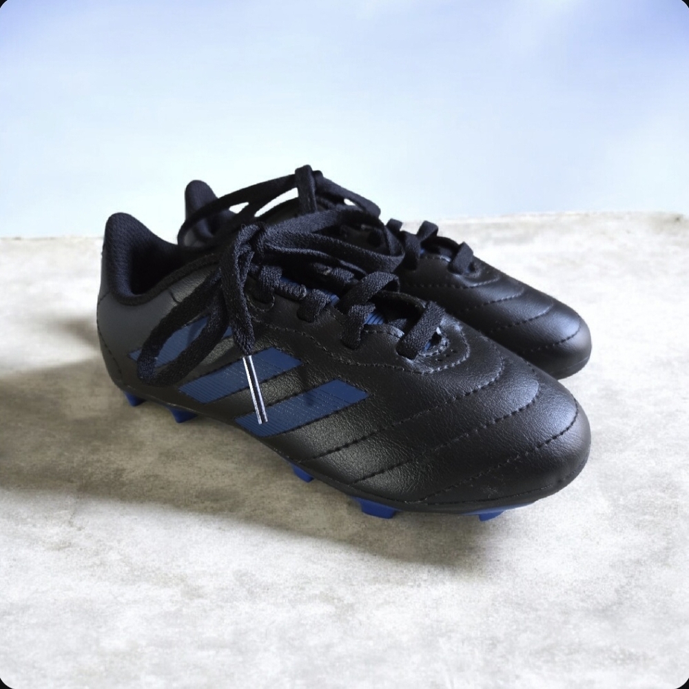 Adidas Jr. Goletto VIII Firm Ground Soccer Cleats Black/Team Royal Blue US 11.5k
